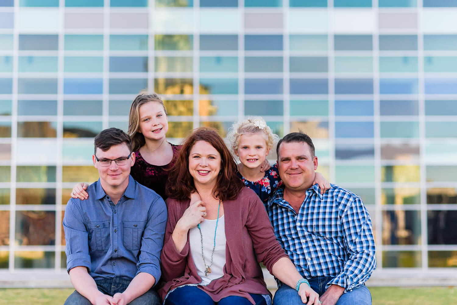 family photos at the long center in austin texas