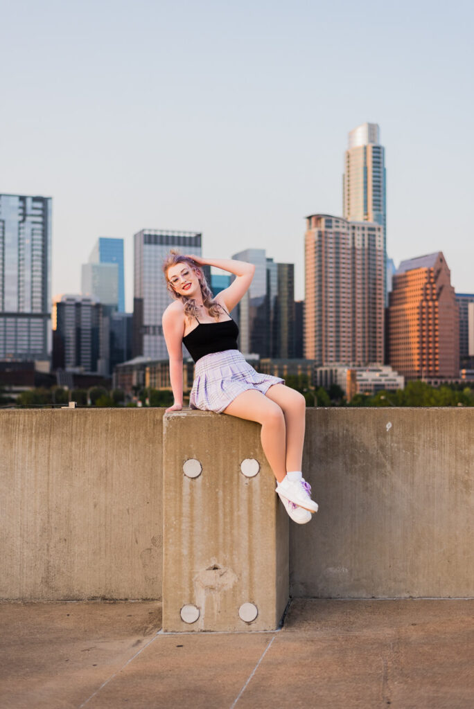 urban rooftop portraits in austin texas