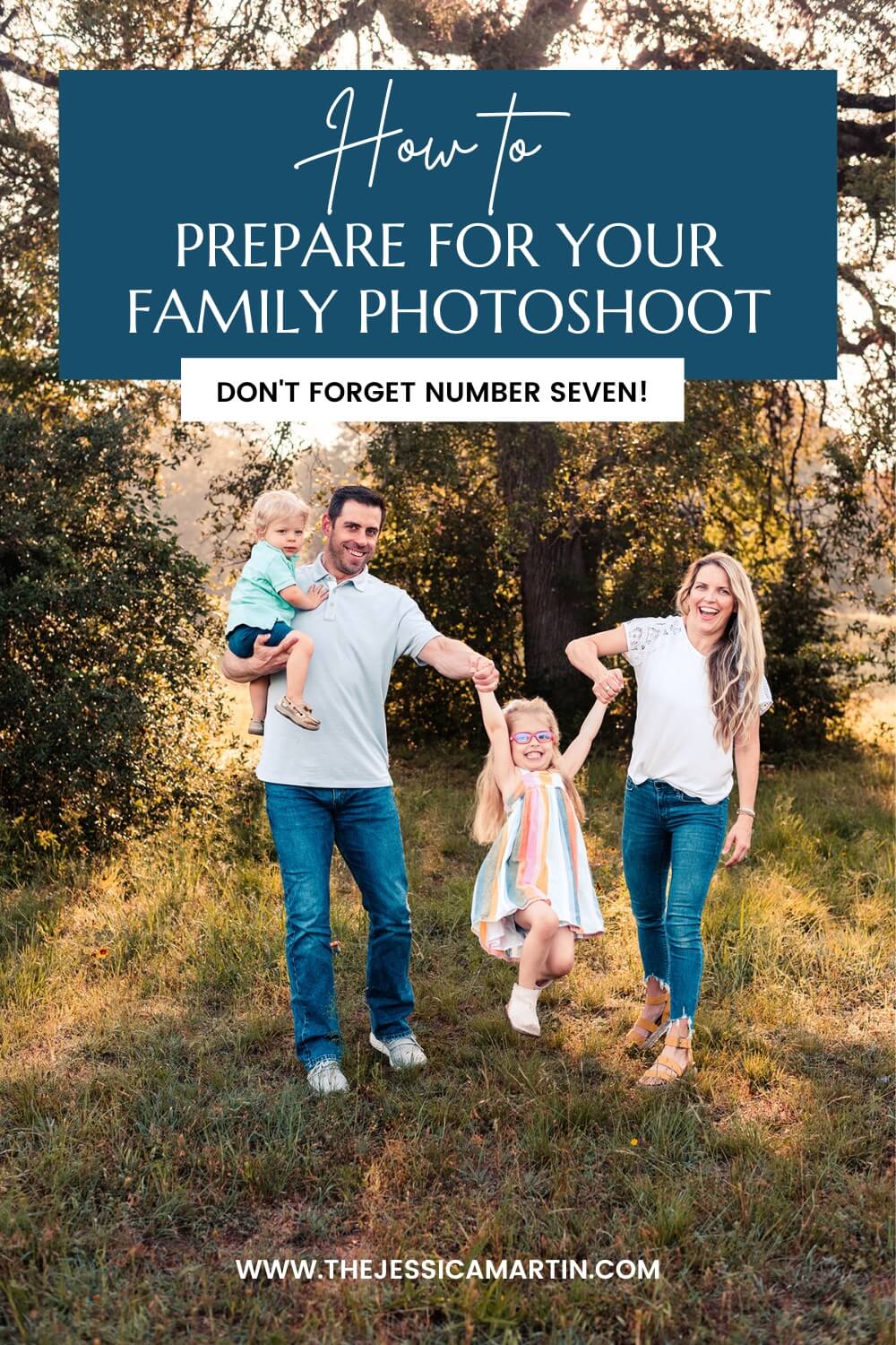 how to prepare for a family photoshoot