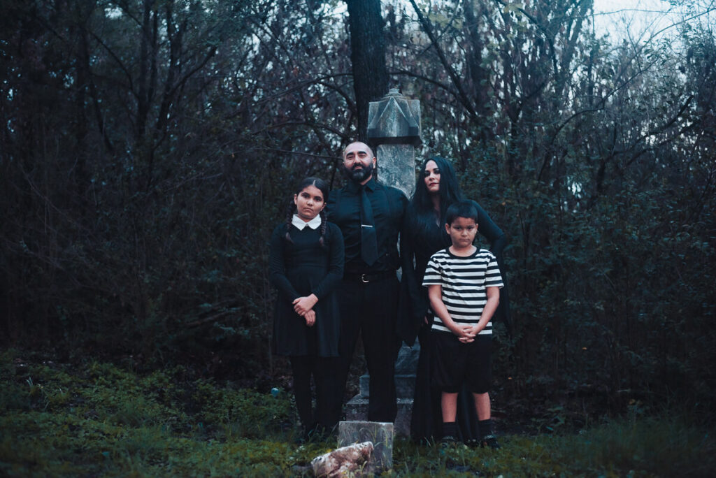 Halloween Themed Addams Family Photoshoot