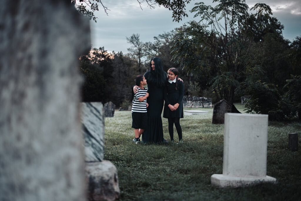 Halloween Themed Addams Family Photoshoot