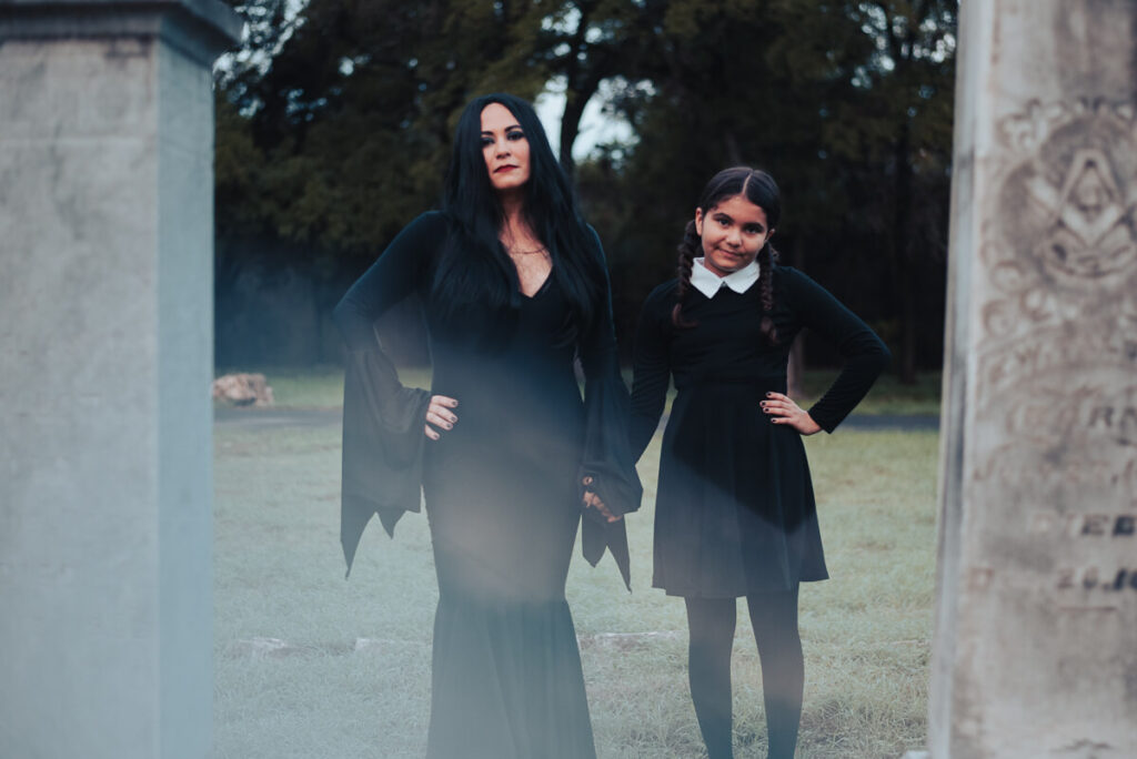 Halloween Themed Addams Family Photoshoot