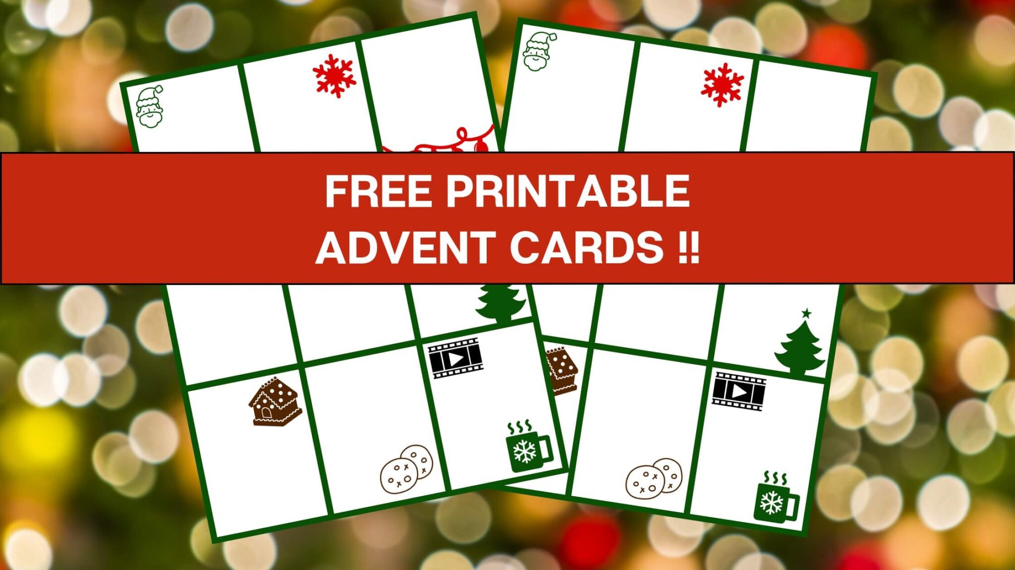 Free Printable Advent Cards