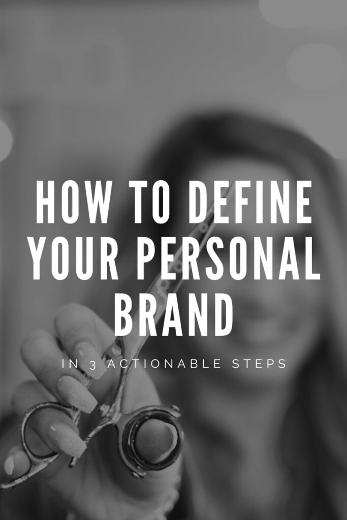 how to define your personal brand