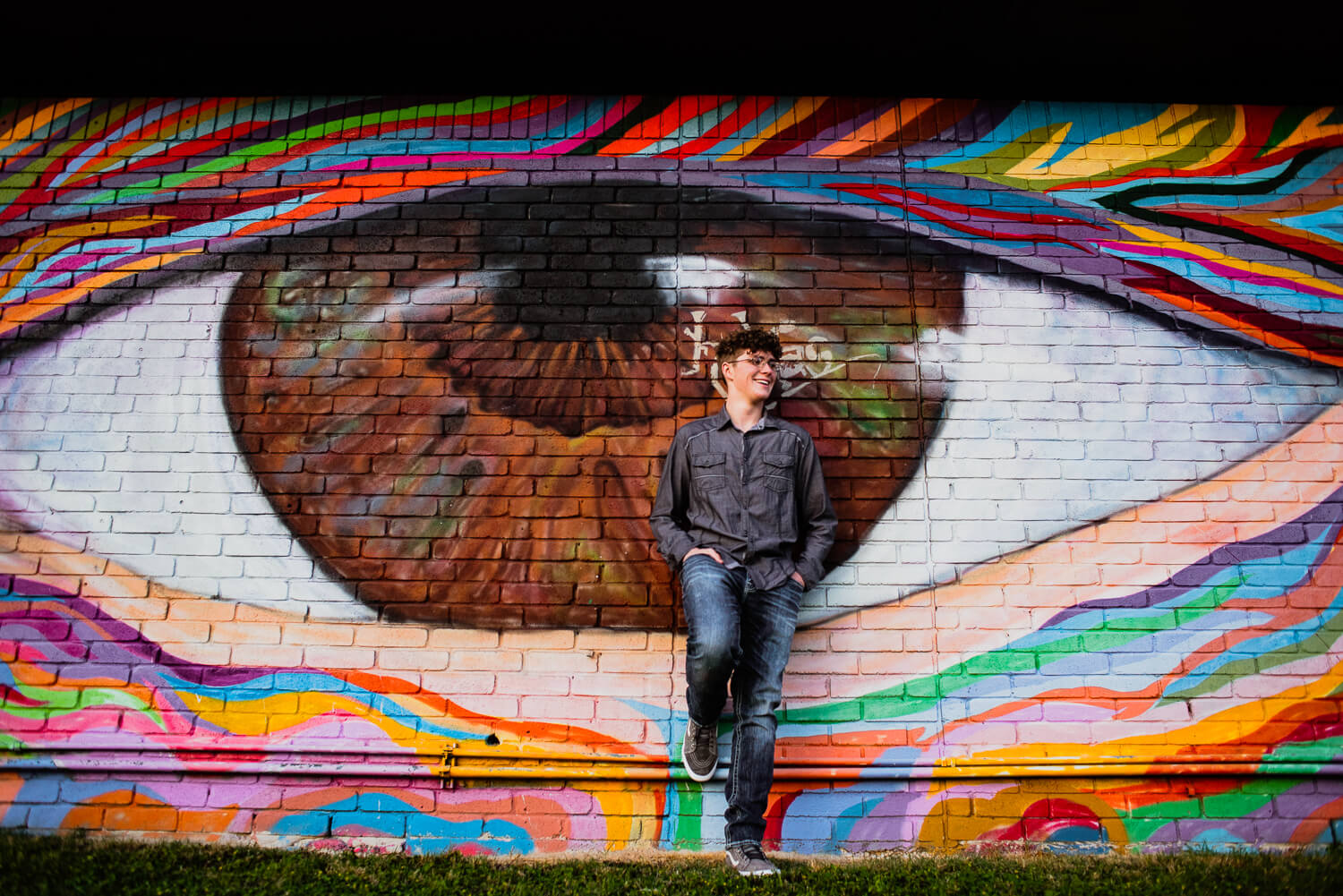 graffiti wall in austin texas for senior photos