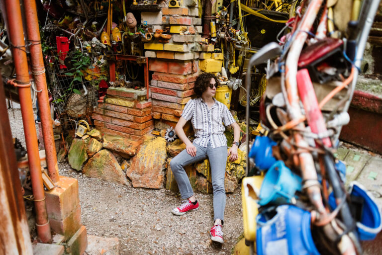Cathedral of Junk Senior Photos: Austin’s Most Eclectic Portrait Location