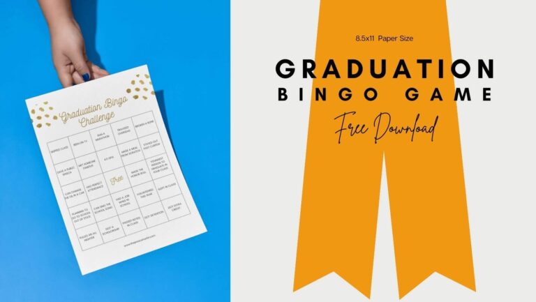 Free Printable Graduation Bingo Game