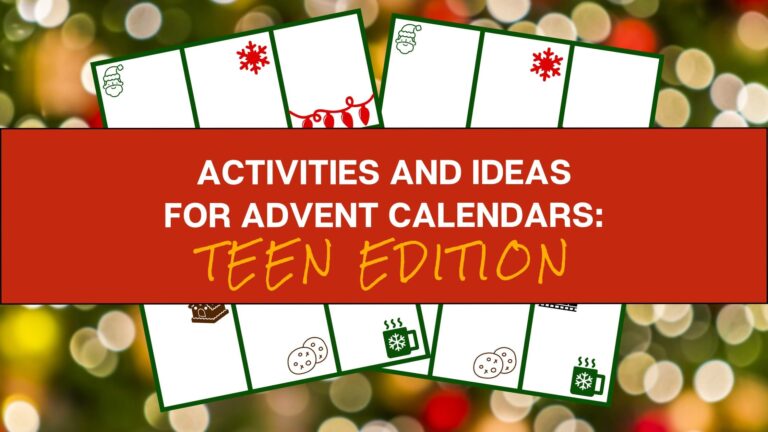 Teen Advent Calendar Ideas That Make December Actually Fun