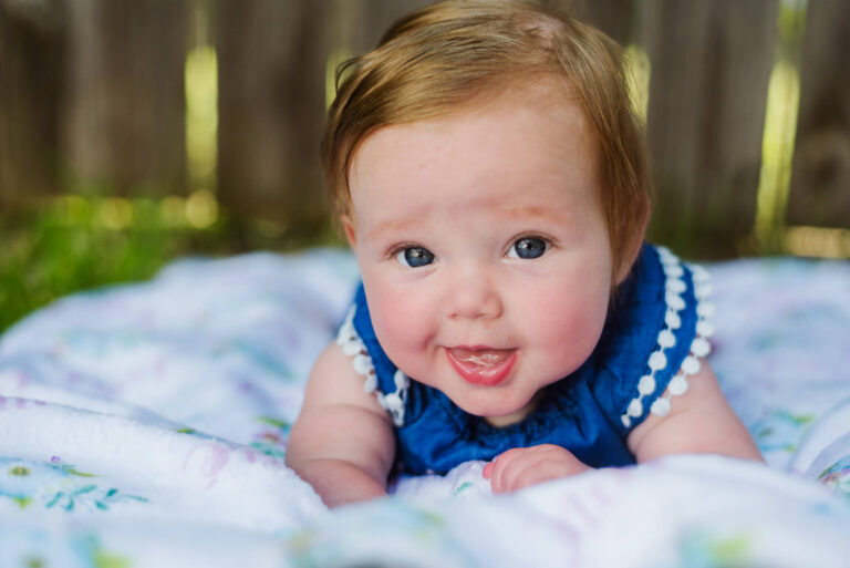 6 Months of Sunshine: A Sweet Outdoor Milestone Session