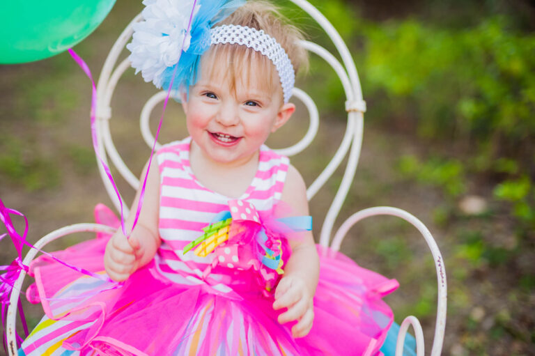 Celebrating One Year: Colorful First Birthday Photos with Balloons