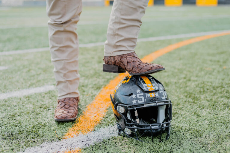 Senior Pictures with Sports in Austin, TX
